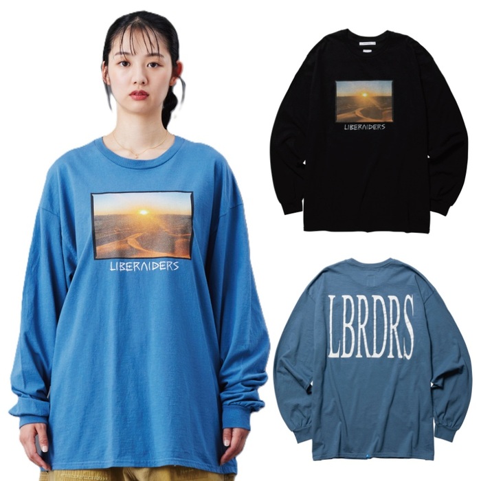 Liberaiders リベレイダース トップス Tシャツ カットソー LBRDRS LOGO L/S TEE 品番：77504 プリントTシャツ ロンTEE 長袖Tシャツ｜AMPERE ONLINE SHOP 7,920円