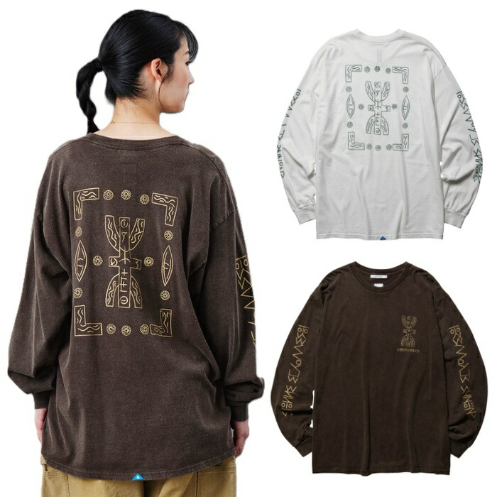 Liberaiders リベレイダース トップス Tシャツ カットソー TIFINAGH LOGO L/S TEE 品番：77506 プリントTシャツ ロンTEE 長袖Tシャツ