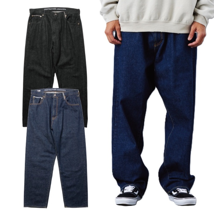 Liberaiders リベレイダース ズボン下 ボトムス LR LOOSE FIT DENIM PANTS OW 品番：77703 ジーンズズボン下 デニム ジーパン
