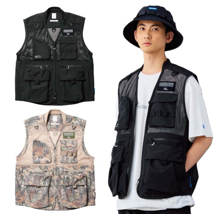 Liberaiders(リベレイダース 迷彩メッシュベスト 楽天市場】Liberaiders リベレイダース アウター ベスト MESH VEST