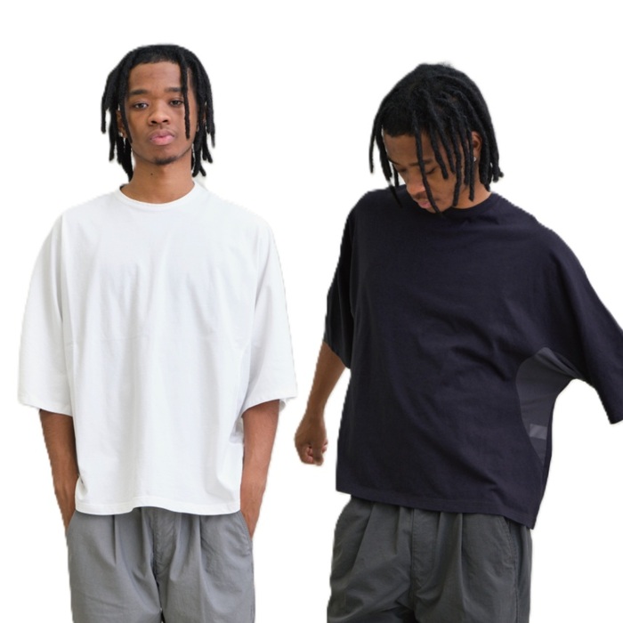 UNFRM OUTDOOR STANDARD 制服 アウトドア 標準尺度 トップス プルオーバー カットソー COTTON KNIT MESH RELAXED DOLMAN 6/10 PULLOVER 品番：SS-6405 6分袖プルオーバー