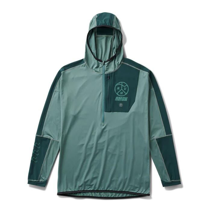 ROARK RUN AMOK ロアーク ランアモック トップス パーカー GRINNEL HOODIE 品番：RK443 ハーフジップパーカー