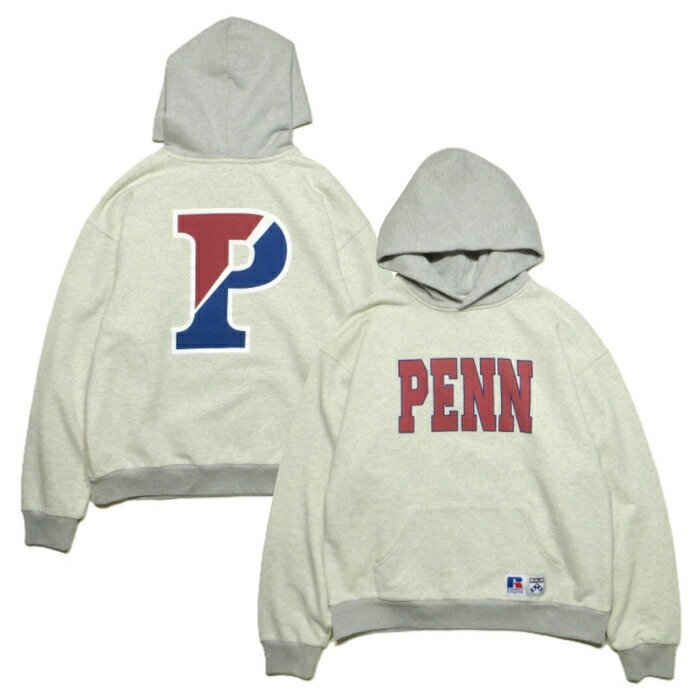 RUSSELL ATHLETIC ラッセルアスレチック トップス パーカー University Of Pennsylvania・・ High Cotton・・ Loop Back Terry Sweat Hoodie 品番：111261-021 スウェットパーカー フーディー メンズファッション-トップス-パーカー