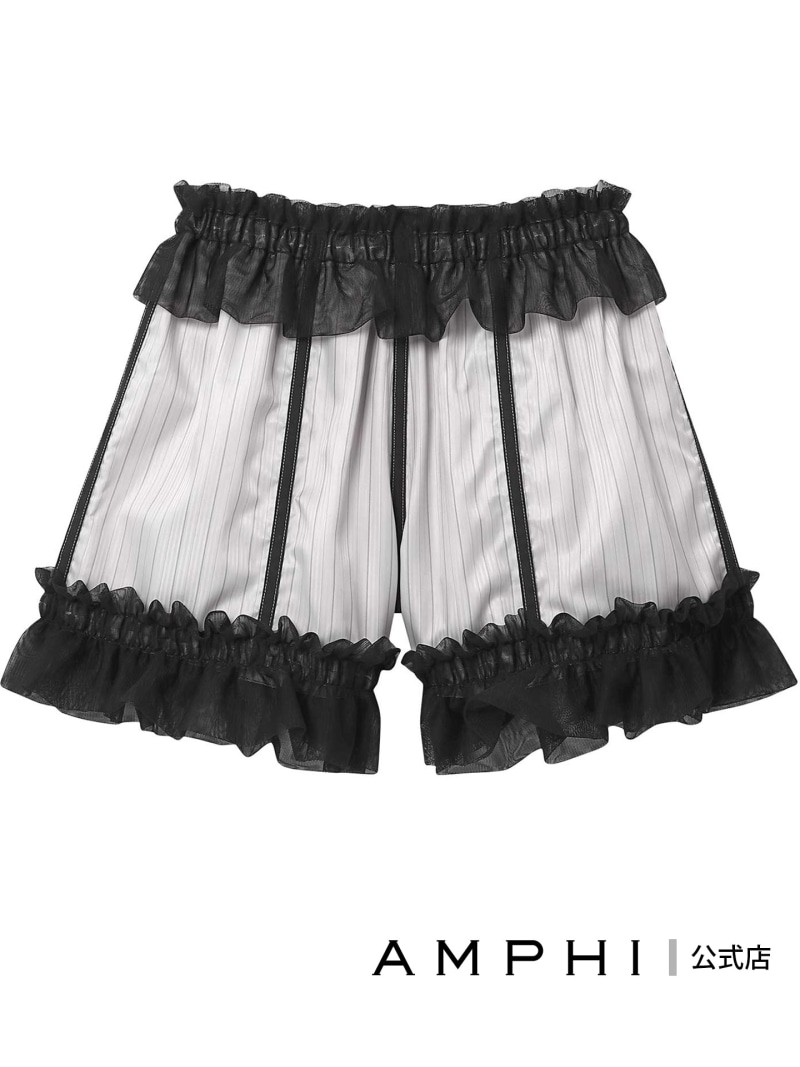 楽天市場】AMPHI 【HOUGA*AMPHI】 RUFFLED TOPS(ラッフルドトップス