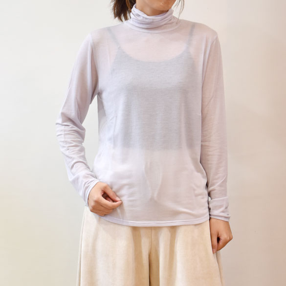 irise(イリゼ)テンセルカシミヤシルク 薄手ハイネックカットソー(ir045)(t8120)|アンプルール VERY店
