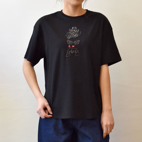 【ポイント20倍】ププラ(PUPULA)ANAIA SMOOTH お洒落マダム 刺繍 半袖カットソー(pp013)(161043)|アンプルール VERY店