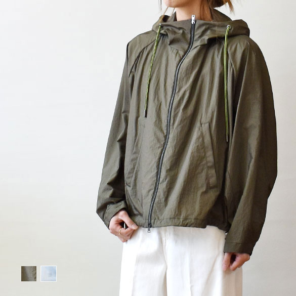 地獄ノ（HERNO）シャイニーテッククリンクル ジップパーカー(hn056)(GI000356D)