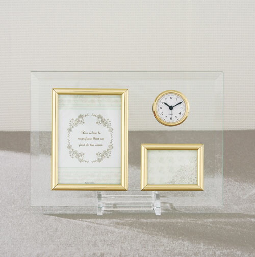 映し絵ひな形 今めかしい 活動写真立て 時辰儀 L判 客あしらい大きさ Glass 水のみ 時辰儀付 時辰儀 室内装飾 雑貨 室内装飾ひな形 分かりやすい 硝子 祝する日 差し上げ物 差し上げ物 呉れて遣る品 キシマ kishima