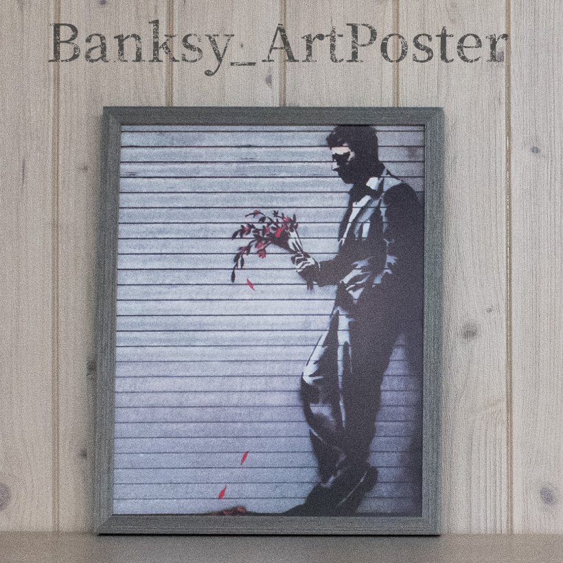 楽天市場 11 15限定10 Offクーポン 雑貨 アートポスター バンクシー Wither Banksy アートパネル 壁掛け アートフレーム 絵画 ウォールインテリア ストリートアート タペストリー おしゃれ シンプル モダン グラフィティ おしゃれ照明のampoule