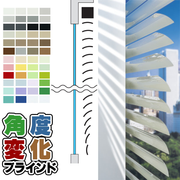 【最大ポイント23倍＋クーポン】ブラインド 横型 オーダー アルミ トーソーブラインド 角度変化 ベネアル25 グラデーション式 光触媒遮熱