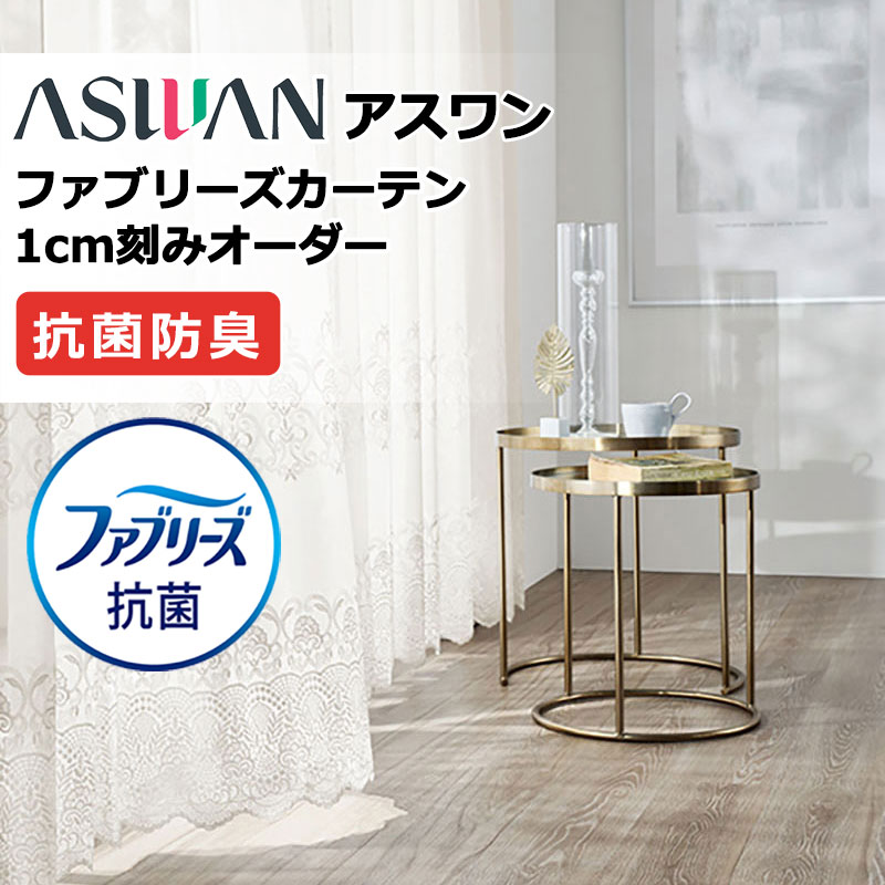 覆い布 疑しさ アスワン ファブリーズカーテン FB064 セチア シアー