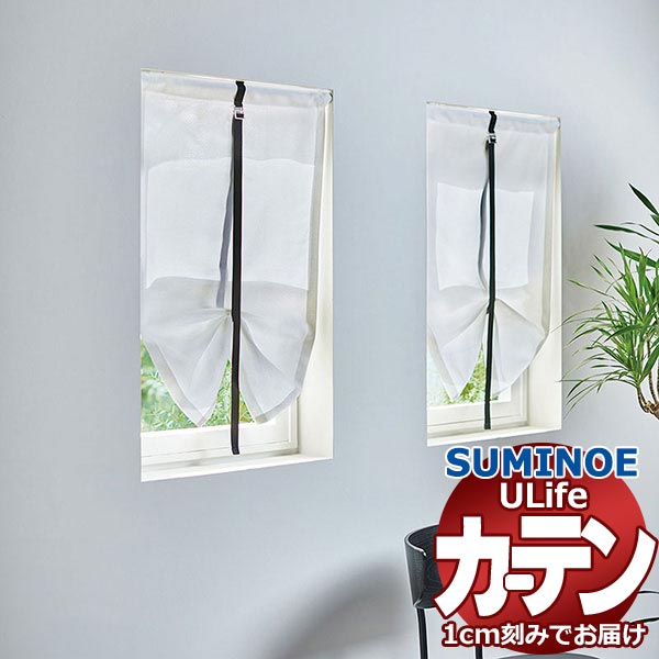 スミノエ オーダーカーテン ユーライフ ファンクショナルシアー U-5457 スタンダード タテ使い 裾3つ折