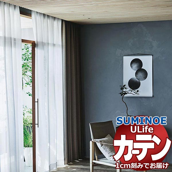 スミノエ オーダーカーテン ユーライフ ファンクショナルシアー U-5460 スタンダード タテ使い 裾3つ折