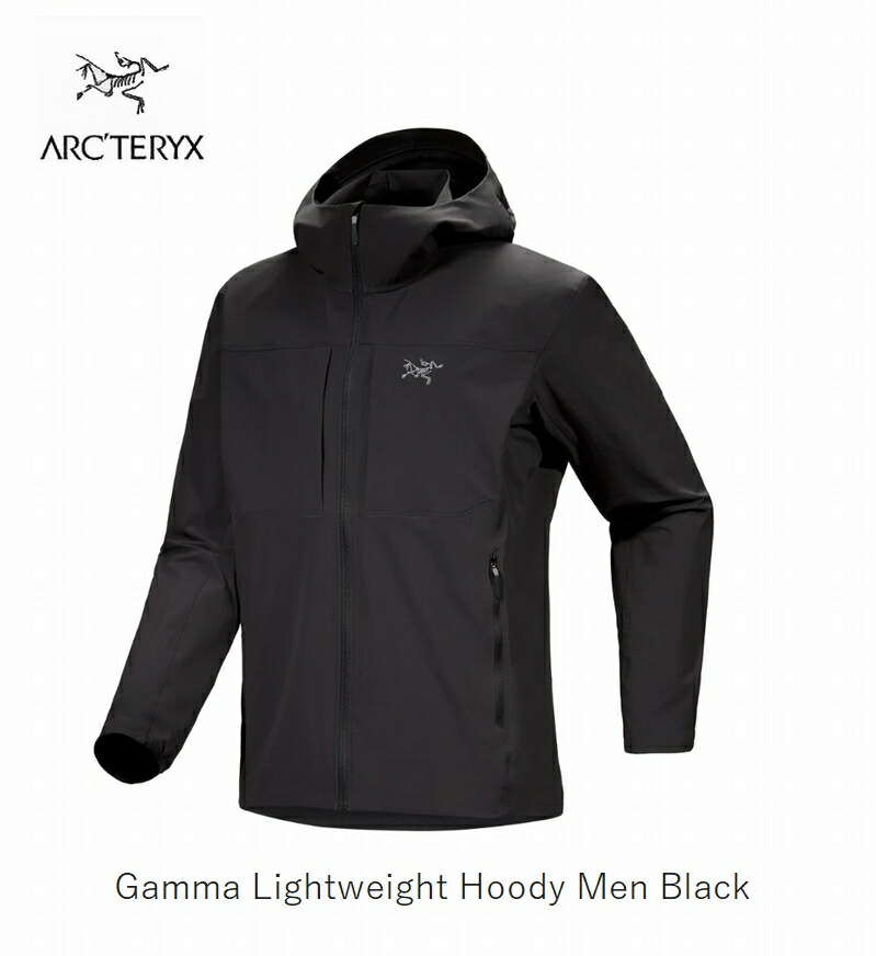 アークテリクス ガンマライトウェイトジャケット　Mサイズ　ブラック ARC'TERYX アークテリクス ガンマ ライトウェイト ジャケット