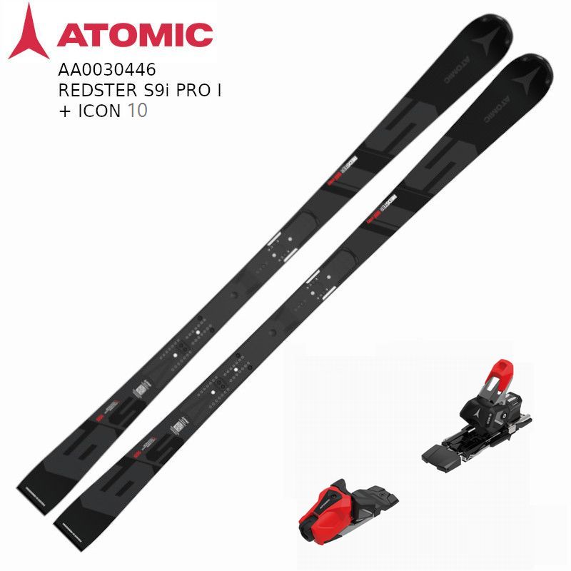アトミック スキーの板板 2025 ATOMIC REDSTER S9i PRO + ICON 10 ビンディング 仕掛ける 科学技術選 示威運動 マスターズSL