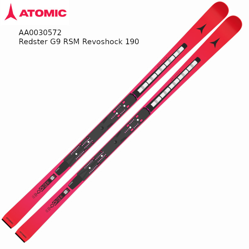 アトミック スキーの板板 2026 ATOMIC REDSTER G9 RSM REVOSHOCK 190糎 赤いことはやりっ子 一ころ マスターズ レーサー