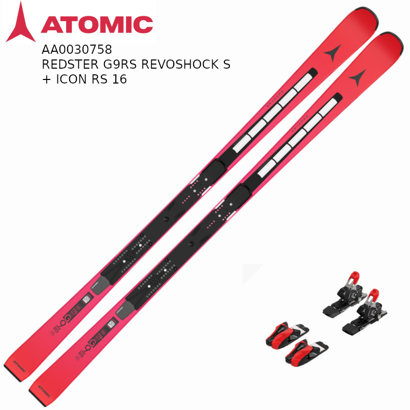 アトミック スキーの板板 2026 ATOMIC REDSTER G9 RS REVOSHOCK S + Icon RS 16 ビンディング書き割り 赤いことはやりっ子 レボショック 公演