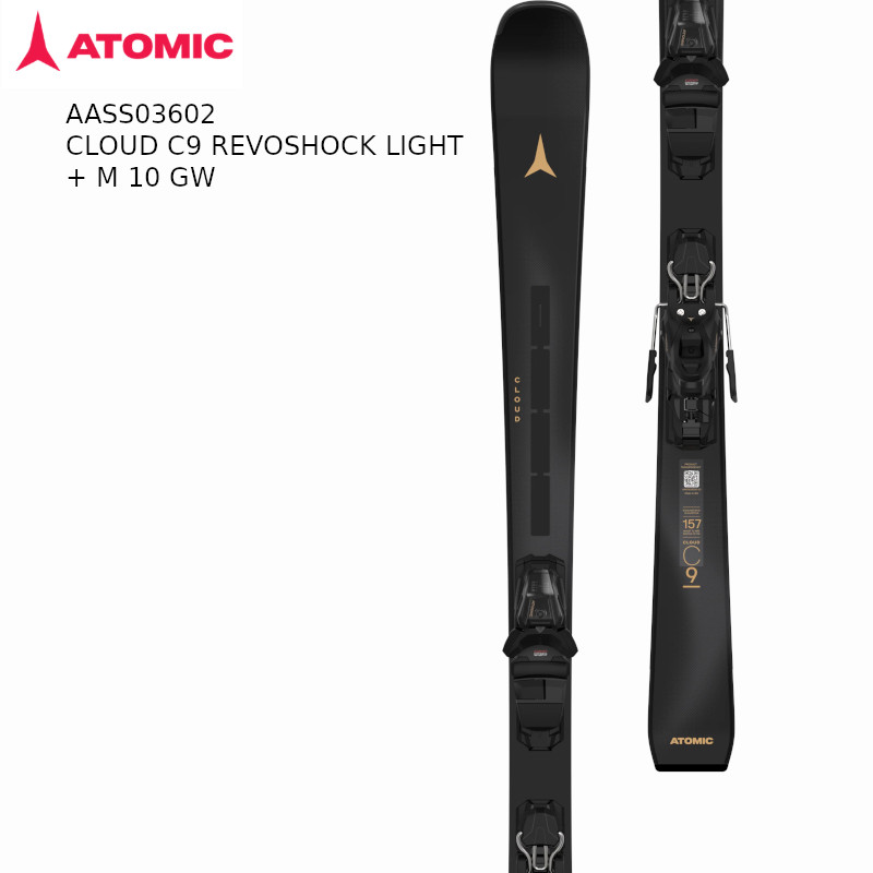 アトミック スキーの板板 2026 ATOMIC CLOUD C9 REVOSHOCK LIGHT + M 10 GW クラウド レボショック レディス ゲレンデ ミリオンセラー