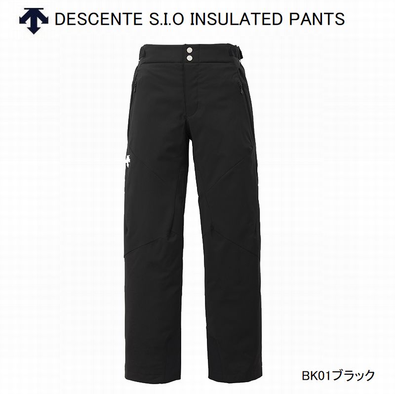 デサント スキーウェア 2025 DESCENTE S.I.O INSULATED PANTS BK01 インサレーテッド パンツ ユニセックス DW4FLP55U｜All Mtn Sports Doing 店