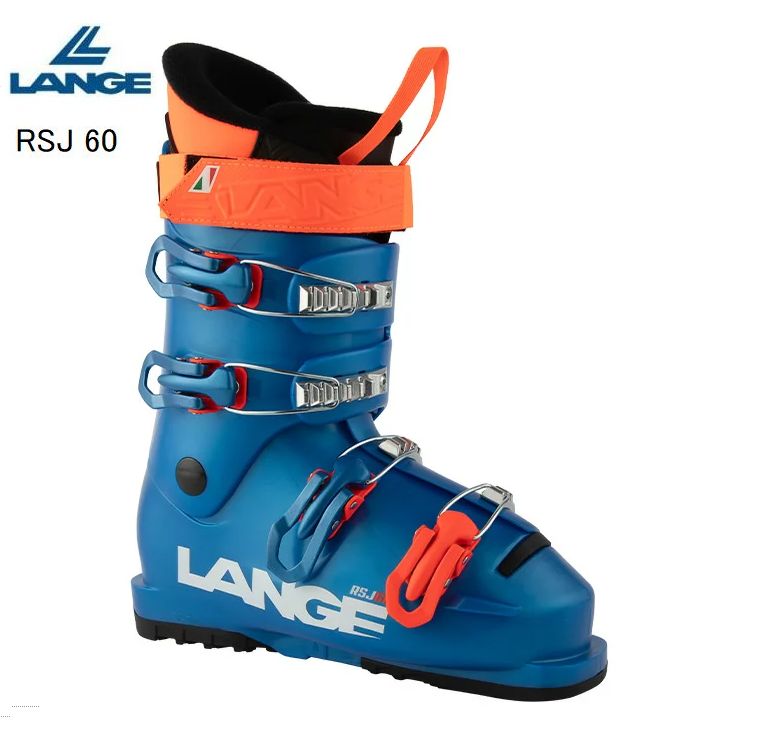 言葉づかい 2025 2026 LANGE RSJ 60 Vibrant Blue お坊っちゃん キッズ スキーの板ブーツ グリップウォーク