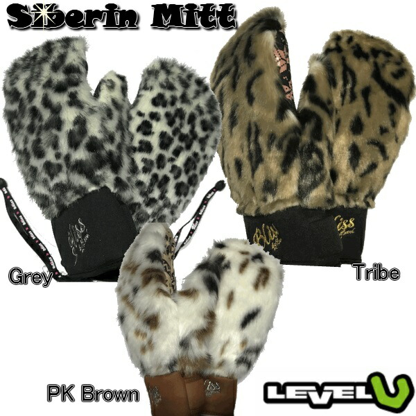 レベル スノーグローブ LEVEL レベル 18170LM bliss Siberian Mitt 暖かいミトンローブ あったか 手袋 スキー スノボ