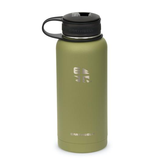 楽天 期間p10倍 アースウェル Earthwell 32oz Earthwell Vacuum Bottle Kewler Opener Cap Sequoia Green アウトドア ドリンク ボトル 水筒 おしゃれボトル Vb32 Tbset Com