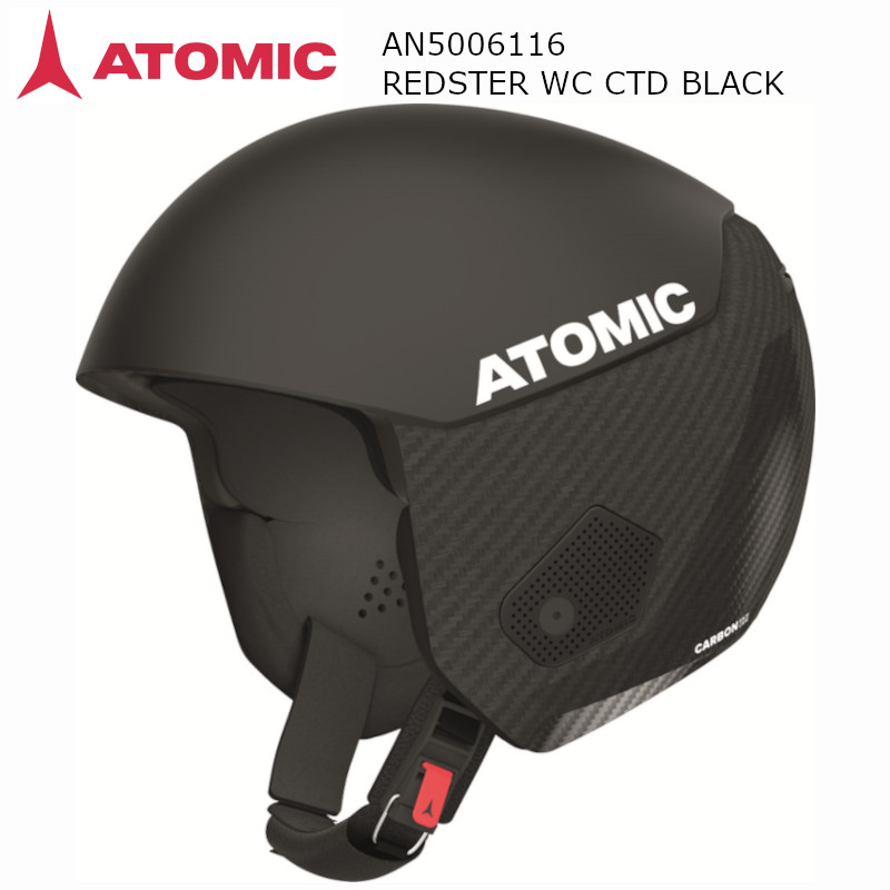 アトミック ヘルメット 2023 ATOMIC REDSTER WC CTD BLACK ブラック スキー レーシング カーボン FIS認証  メーカー公式