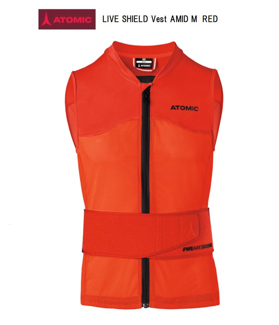 楽天市場】アトミック ATOMIC LIVE SHIELD AMID VEST MEN LV1 RED