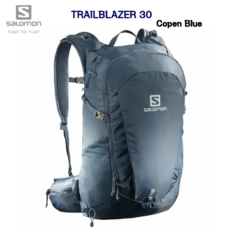 楽天市場 楽天ss期間全品ﾎﾟｲﾝﾄ14倍 通常5倍 ｴﾝﾄﾘｰで9倍 サロモン ss Salomon Trailblazer 30 Lc Copen Blue ポールホルダー付 トレイルブレイザー トレイルランニング All Mtn Sports Doing 楽天市場店