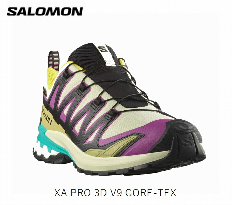 サロモン SALOMON XA PRO 3D V9 GTX Transparent L47881700 アウトドア トレイルランニングシューズ ゴアテックス 防水 スニーカー|All Mtn Sports Doing 店