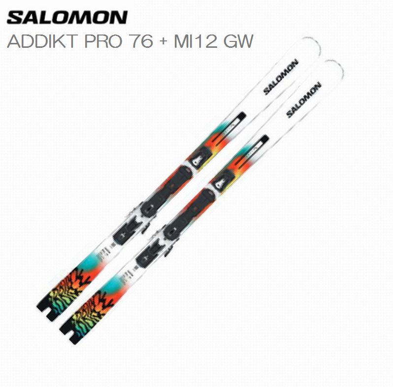 楽天市場】サロモン スキー板 2026 SALOMON ADDIKT PRO 66 + MI12 GW