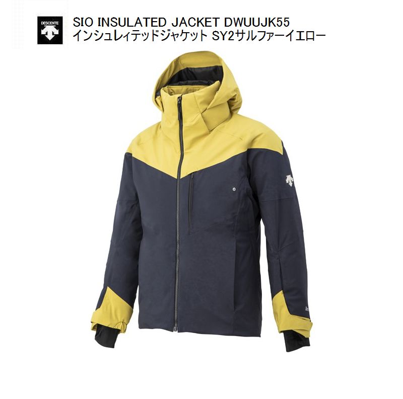 新しい デサント スキーウェア 2023 DESCENTE SIO INSULATED JACKET DWUUJK55 SY2 サルファーイエロー  fucoa.cl