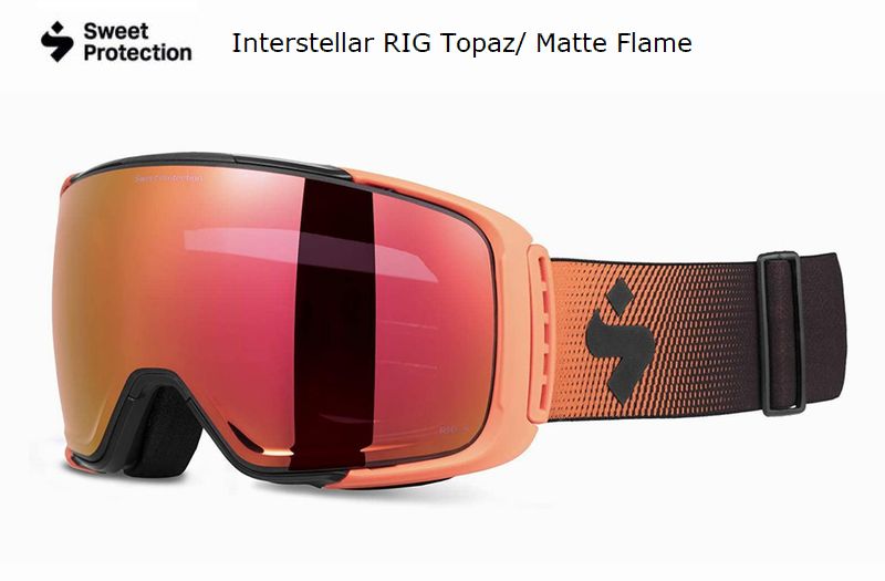 スウィートプロテクション SWEET PROTECTION Interstellar RIG Topaz Matte Flame スノーゴーグル スキー インターステラー