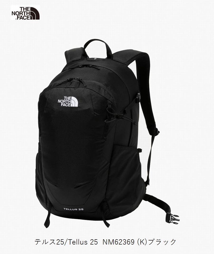 ザ ノースフェイス アウトドア THE NORTH FACE Tellus 25 ブラック NM62369 K バックパック テルス25 ユニセックス 中型パック 26L