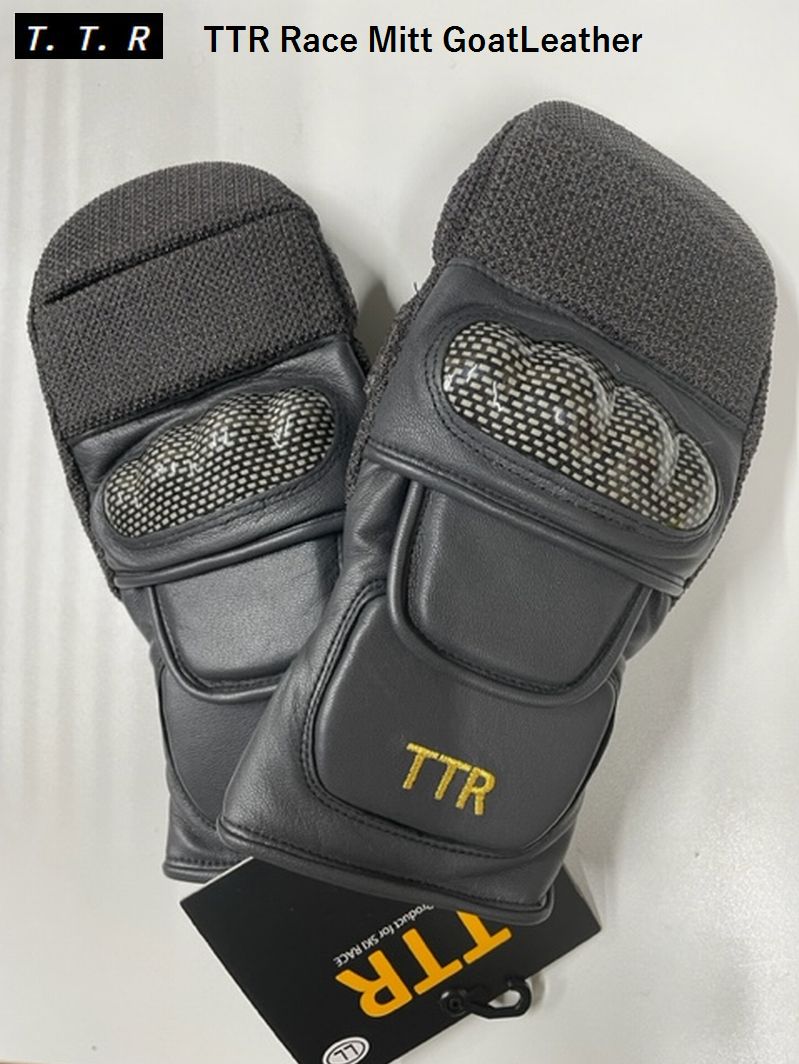 ティーティーアール TTR Race Mitt GoatLeather ミトン スキーの板 スノボ 革地球儀