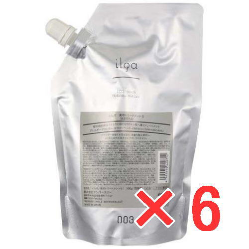 ●【送料無料】 ナンバースリー 003 ／ イルガ 薬用 トリートメント S 500g 詰替 【6個】 美容室専売品 医薬部外品