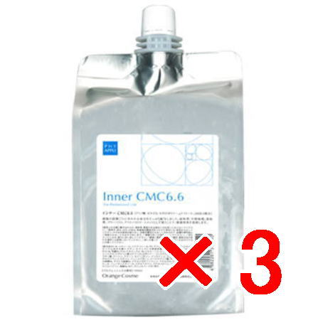 ●【貨物輸送無料】 オレンジコスメ ／ ファイアプリ 肌付きCMC 6.6 1000ML レフィル 【3個】