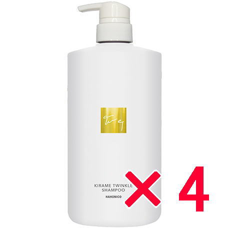 ●【送料無料】 ハホニコ HAHONIKO ／ キラメトゥインクル シャンプー 1000ml 【4個】 サロン専売品 美容室専売品 シャンプー 9,571円