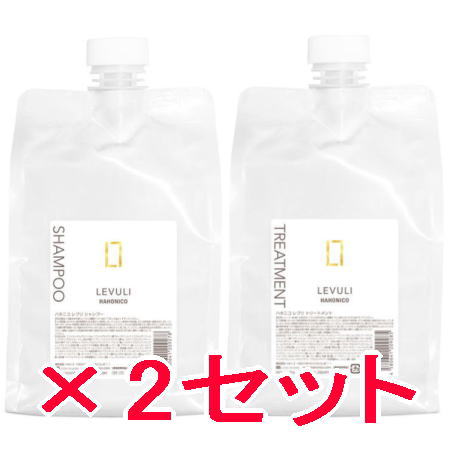 ●【送料無料】 ハホニコ HAHONIKO ／ レブリ シャンプー 1000ml ＆ トリートメント 1000g 2セット サロン専売品 美容室専売品 シャンプー