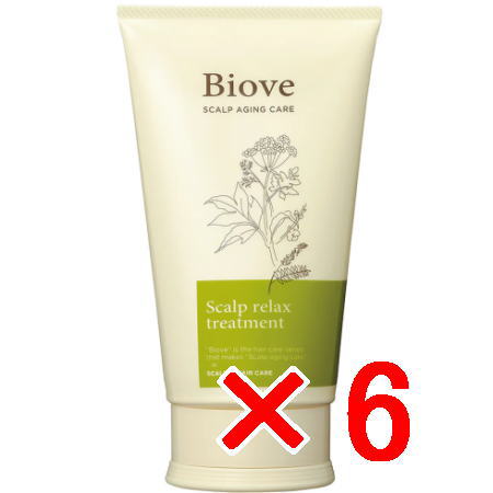 ●【貨物輸送無料】 デミコスメティクス ／ Biove ビオーブ スキャルプリラックス 手当て 240g 6個