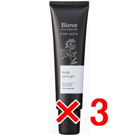 ●【送料無料】 デミコスメティクス ／ Biove ビオーブ フォー メン スキャルプパックジェル 150g 【3個】