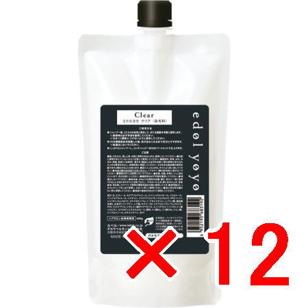 ●【送料無料】 ルベル ／ エドル ヨヨ 　400mL 【クリア】 12個 / LebeL ／ 化粧品 ／ 染毛料 カラー