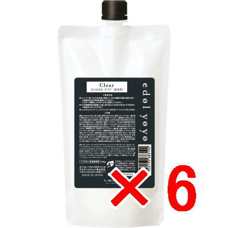 ●【送料無料】 ルベル ／ エドル ヨヨ 　400mL 【クリア】 6個 / LebeL ／ 化粧品 ／ 染毛料 カラー