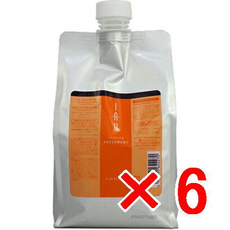 ●【送料無料】 ルベル ／ イオ クレンジング フレッシュメント シャンプー 1000mL リフィル / LebeL 【6個】