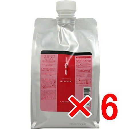 ●【送料無料】 ルベル ／ イオ クレンジング リラックスメント シャンプー 1000mL リフィル / LebeL 【6個】