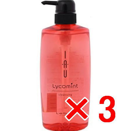 ●【送料無料】 ルベル ／ イオリコミント クレンジング 600mL 【3個】　シャンプー