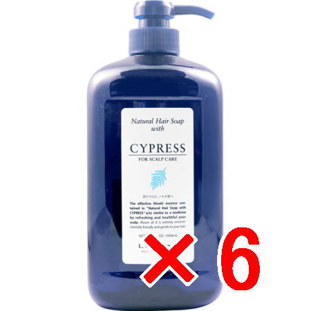●【送料無料】 ルベル ／ナチュラル ヘア ソープ ウィズ CYd　1000ml 【6個】 シャンプー