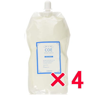 【店内商品P2-20倍！】【送料無料】 トレンツ ／ アミノシールド COE 1000ml コラーゲントリートメント 詰替用 リフィル【4個】