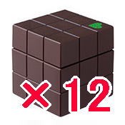 ●【送料無料】 アリミノ arimino ／ ピース ／ ハード ワックス 80g 【12個】 チョコ [ワックスライン ]｜amugis