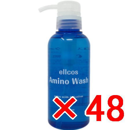 ●【貨物輸送無料】 エルコス ELLCOS ／ アミノウォッシュ 300ml 【48個】 シャンプー